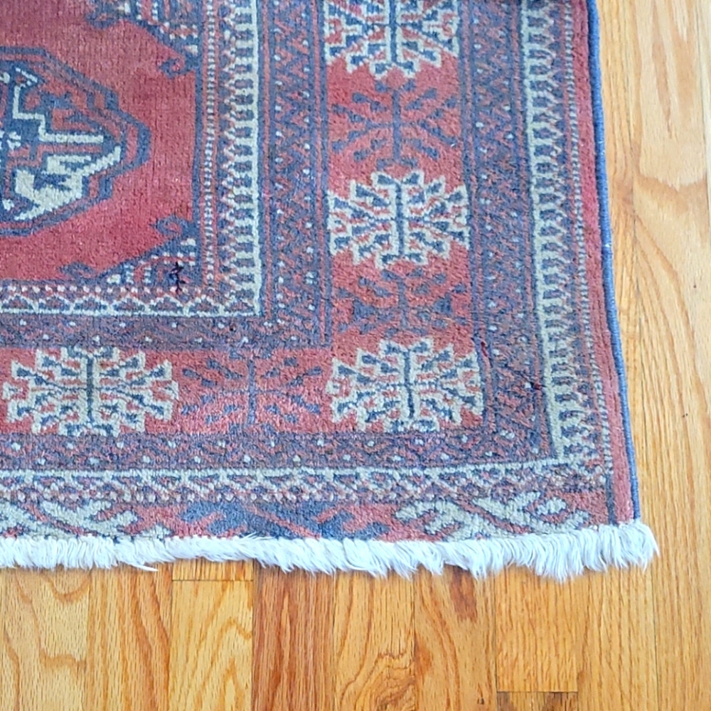 Vintage Red Moroccan Rug - Picture 4 of 8